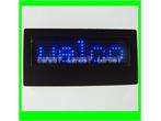   Name & Message Badge Scrolling rolling Message board Blue color  