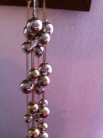 Vintage Strand graduated Ball bead Necklace Choker  