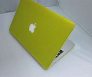   Schale Gehäuse Hardcase f. MacBook Air 11 Gelb Transparent  