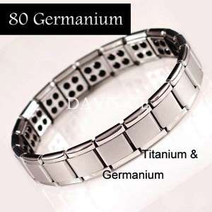 64 Germanium Titanium Steel Energy Necklace Power Balance for Men 