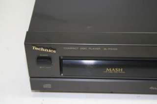 Technics Model SL PG100 Single Disc CD Player Tested  