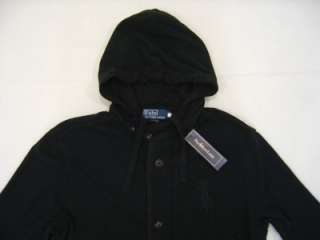 BIG PONY XXL Polo Ralph Lauren Mens Hoodie Sweatshirt Jacket Black 