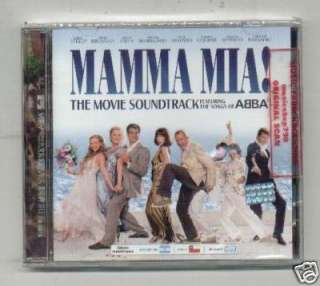 MAMMA MIA SOUNDTRACK SEALED CD NEW ABBA SONGS  