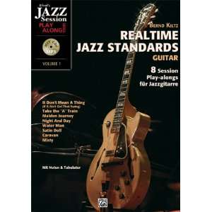 Realtime Jazz Standards   Guitar 8 Session Play alongs für 