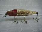 Vintage Creek Chub CCBC Wooden Lure Collection In Display Case.  