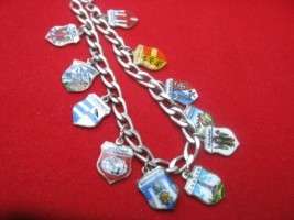 Armband 800er Silber Silberarmband mit Wappen Bettelarmband  