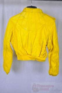 Knoles & Carter Yellow Genuine Leather Jacket, 2XL $350  