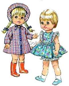 Vintage Doll Clothes Pattern 7971 18 ~ Giggles, Katie  