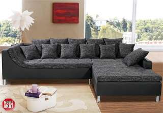 WOHNLANDSCHAFT MORENO, SOFA WEIß GRAU, NEU & OVP  