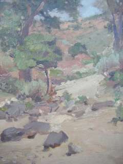   Charles A Fries California Impressionim Landscape OIL PAINTING  