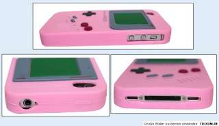 gameboy nintendo silikon schütz Hülle Case cover pink für Iphone 4 