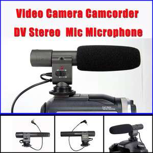 HD DV Stereo Microphone For Canon Rebel T2i Nikon D300s  
