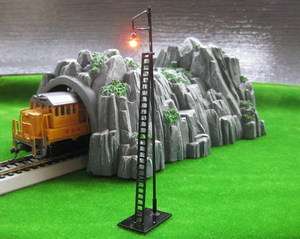 5pcs Model Trains Layout Lamppost lamp HO N 8cm #RH428  