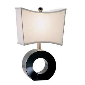  Adesso Oh Table Lamp, Black