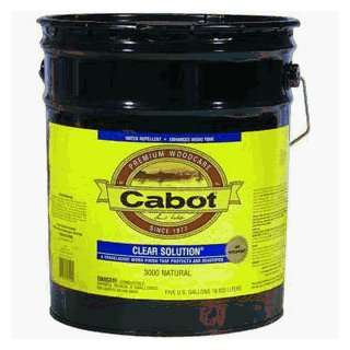  Cabot Samuel Inc 5Gal Nat Oil Stain 3000 08 Exterior Stain 