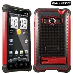  Ballistic SG Shell Gel Series Case for HTC EVO 4G (Black 