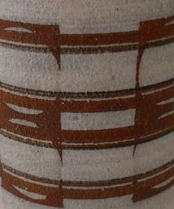 Stylish Large Troika Pottery Cylinder Vase c1970s  