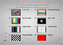 PAL/NTSC   TV Test Card/Video/Projector Setup DVD  