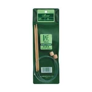  Clover Bamboo Flexible Knitting Needles 20 Size 13 3017 