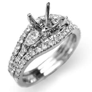   Diamond Engagement Ring Semi Mount (accomodates 1 ct. Diamond) Size 5