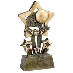  Baseball Trophies   4 1/2 inches Resin Baseball Award 