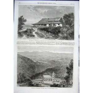  House & Church Dhurumsalla India 1864 Earl Elgin