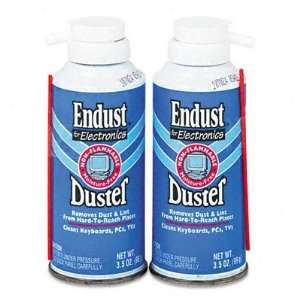  New Compressed Gas Duster 2 3.5oz Cans/Pack Case Pack 2 