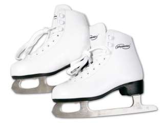 Ice Figure Skates Skating Pre Sharpened for Women white UK Size 3 4 5 