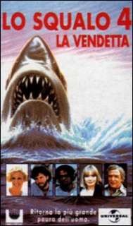 Lo squalo 4 la vendetta 1987 VHS  