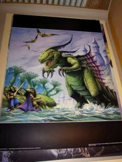 Rodney Matthews Fantasy Art 13 (Warriors & dragon) FRI FRAKT på 