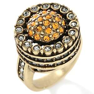 Heidi Daus Endless Beauty Crystal Accented Round Ring 