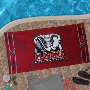   Alabama Crimson Tide 30 x 60 Crimson Beach Towel