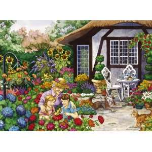 Gibsons Grannys Garden Jigsaw Puzzle (500 Extra Large 