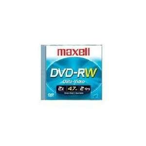  DVD RW 4.7GB 2X Single Std Jewel Case Electronics