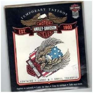    Harley Davidson Eagle Removable Tattoos