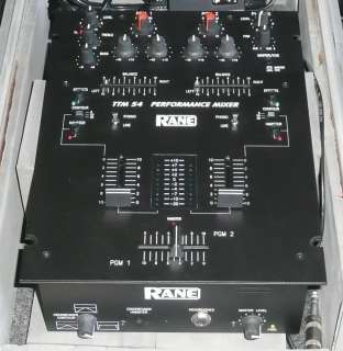 Technics SL 1210 MKII Turntable SL 1200 MK2 (TWO) + RANE TTM 54 