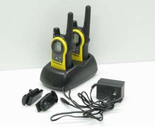   Talkabout MH230R 23 Mile 22 Channel Two Way Radios Black Yellow  