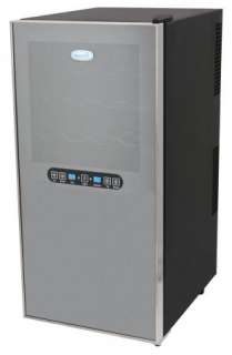 NewAir AW 322ED 32 Bottle Dual Zone Wine Cooler / Cellar With Mirrored 