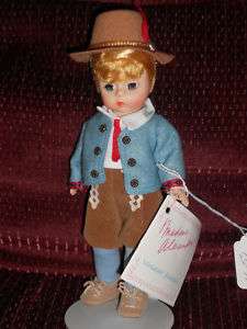 1987 Madame Alexander Doll Austria Boy Tagged  