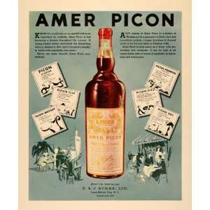   Picon Liquor Alcoholic Beverages   Original Print Ad