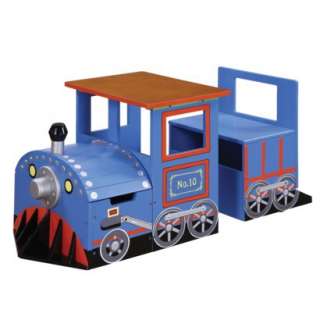 Teamson Train Writing Table   Blue/Red.Opens in a new window