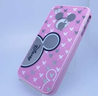 Mickey Mouse Pink Cover Hard Case Cover for Apple IPhone 4 & 4S  