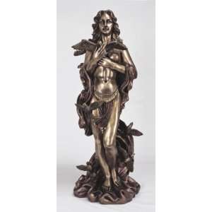   Large Aphrodite Goddess Of Love Bronzed Finish Statue
