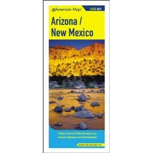   American Map 603776 Arizona And New Mexico State Map