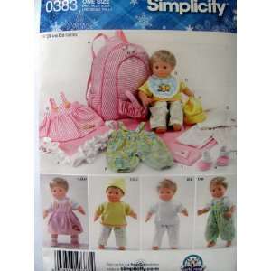   15 Baby Doll Clothes, Blanket and Doll Carrier: Arts, Crafts & Sewing