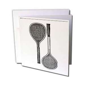  Florene Sports   Badminton Raquets   Greeting Cards 12 