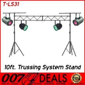 10 STAGE LIGHTING STANDS & TRUSS SYSTEM 200LB CAPACITY  