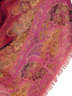 Evening Dress Couture Shawl Blanket Kani India Kashmir Cashmere Art 