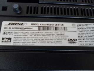 Bose AV18 DVD Media Center  Bose Lifestyle 28/38/48. PS18/28/48 III 