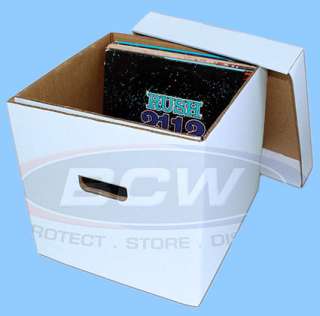 BCW Storage Boxes LP/RECORD SIZE 10ct/CASE LOT  